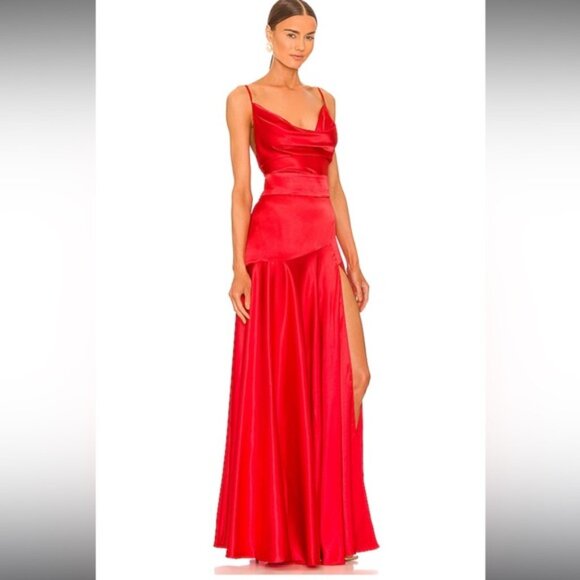 Red Bronx and Banko Leo maxi dress size 6. - Picture 3 of 7